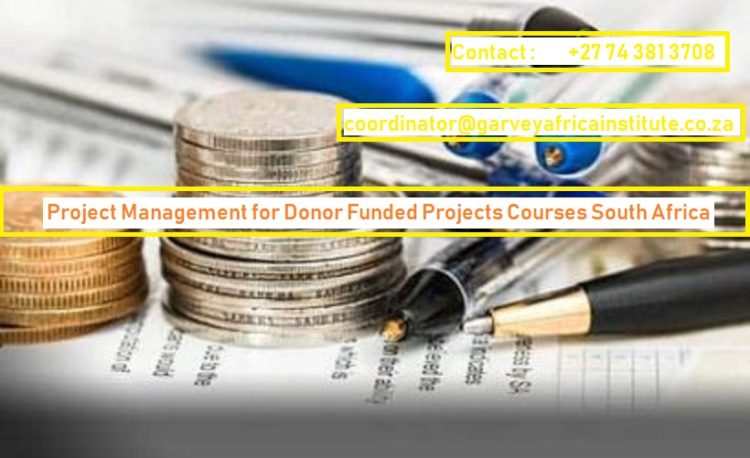 Project Management for Donor Funded Projects Course South Africa