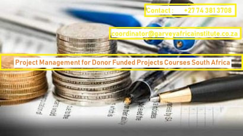 Project Management for Donor Funded Projects Course South Africa